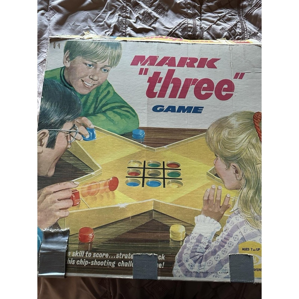Vintage‎ Mark Three Game Ideal Toy Corp Missing 1 Green Token Box Wear